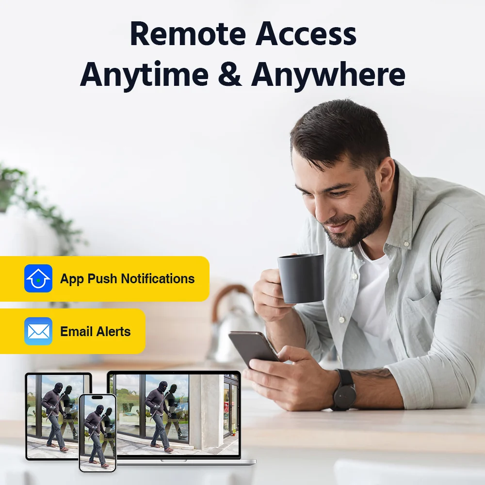 32 Channel NVR with AI Human and Vehicle Detection up to 32TB Storage H265+ 12MP Camera Support