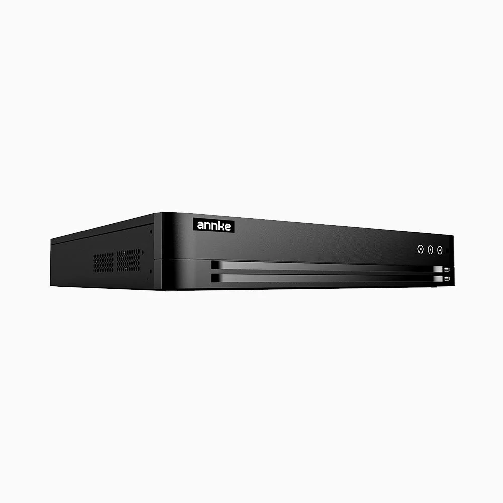 32 Channel NVR with AI Human and Vehicle Detection up to 32TB Storage H265+ 12MP Camera Support